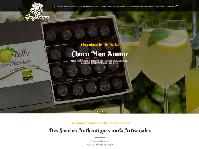 Κατασκευή e-shop | Choco Mon Amour